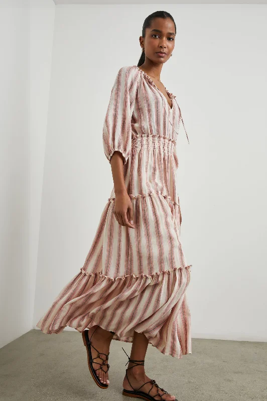 CATERINE DRESS - CAMINO STRIPE