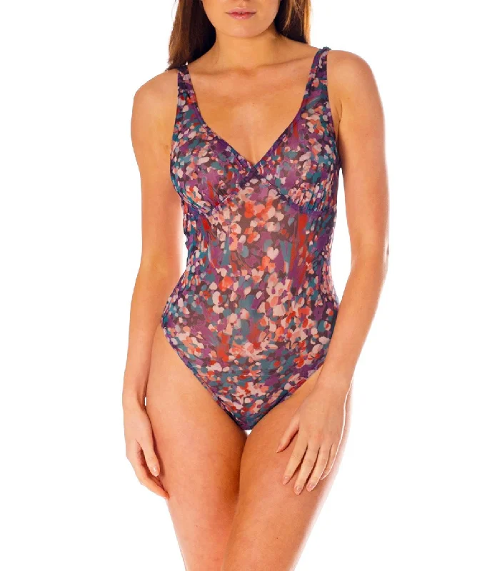 Elba Tan Through Support Top Swimsuit