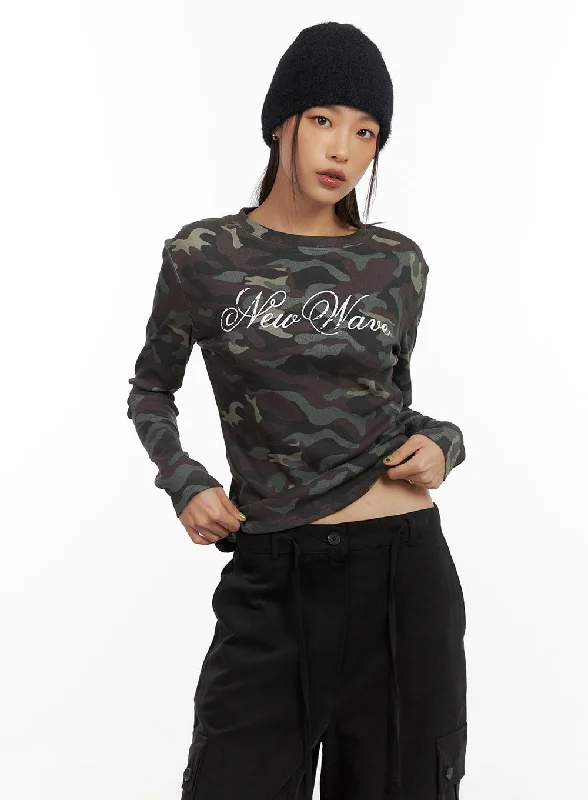 Camo Chic Long-Sleeve Tee CO424