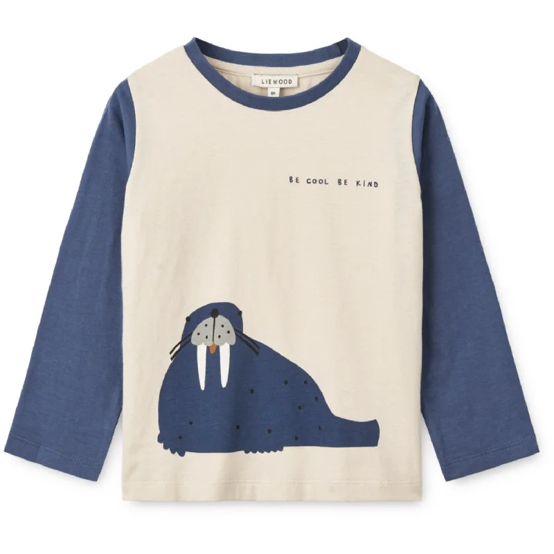 LieWood Walrus / Sandy Apia Placement Longsleeve Tee Ss