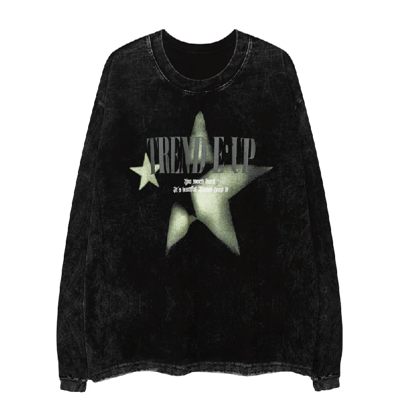 Star Letters Shadow Long-Sleeve Shirt