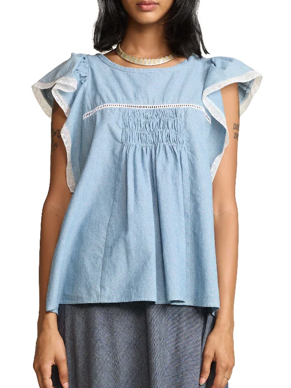 Rosa Blouse in Chambray