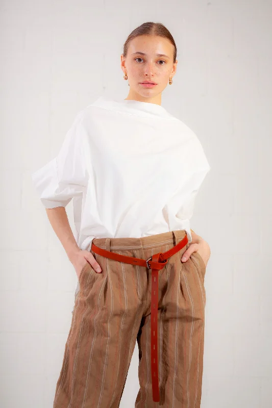 Collection PRIVÉE? Straw Cotton Blouse