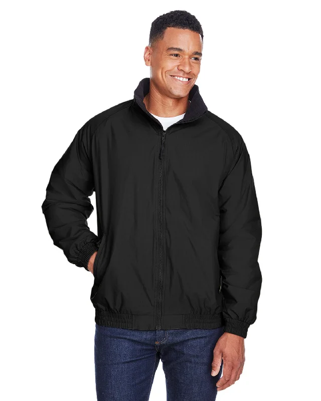 Harriton Adult Fleece-Lined Nylon Jacket M740