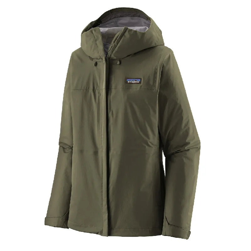 Patagonia Womens Torrentshell 3L Rain Jacket Pine Needle Green