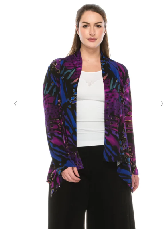 Purple Butterfly Mid Cut Jacket