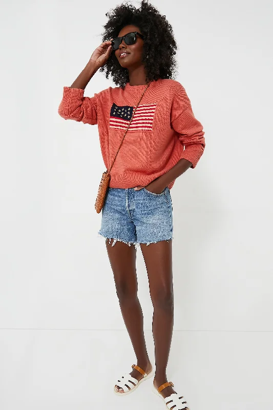 Tuckernuck x Murray's Toggery Americana Sweater Nantucket Red