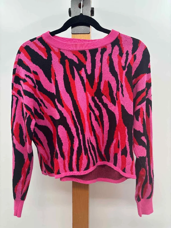 Bar lll Women's Size S Pink Tiger Sweater