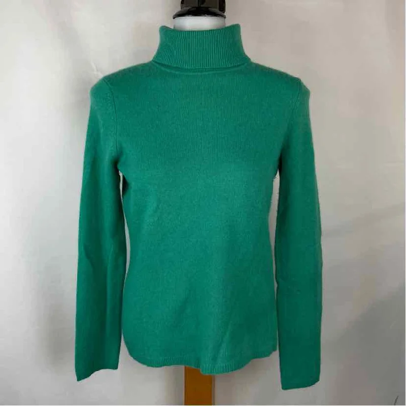 Charter Club Women's Size XS Green Solid Sweater