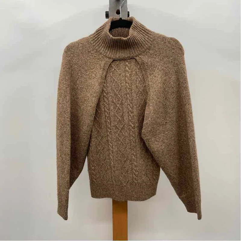 Current Air Women's Size S Brown Heathered Sweater