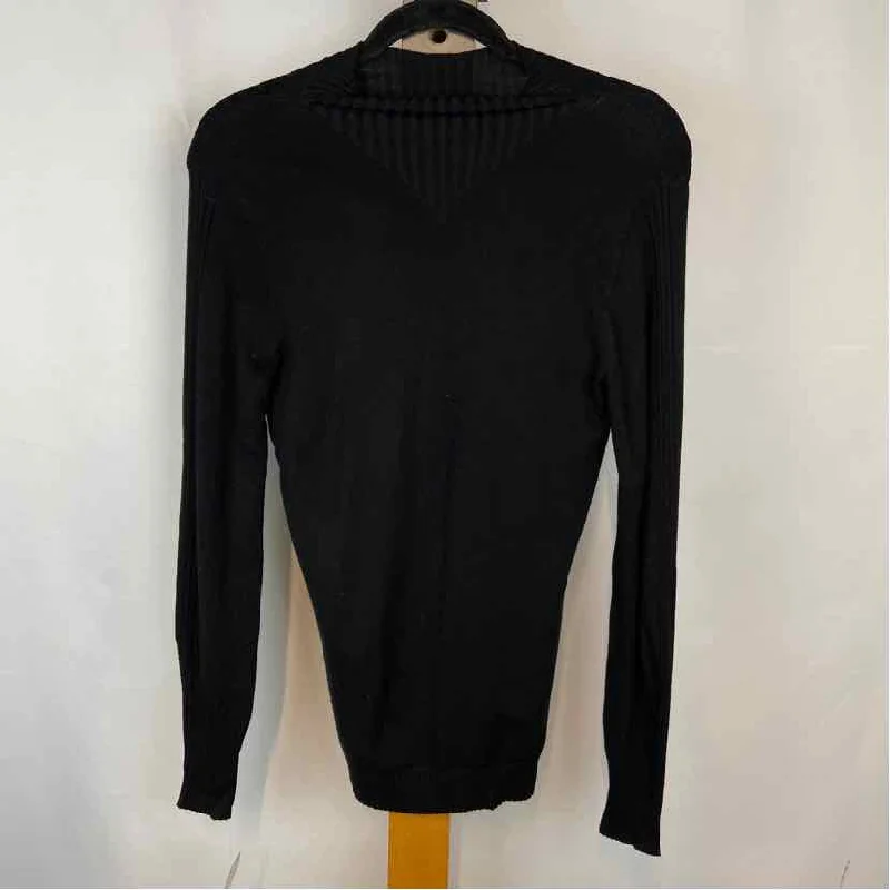 Unbranded Women's Size S Black Ribbed Sweater