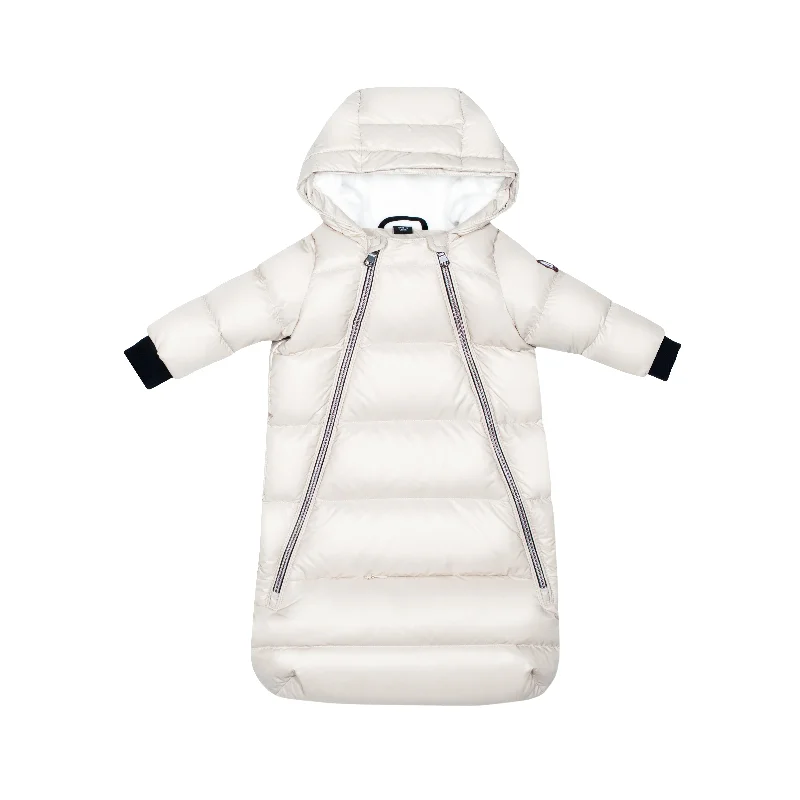 Ellabee Down Fur Snowsuit Off-White