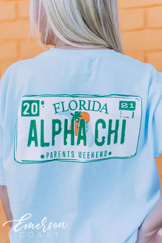 Alpha Chi Omega Florida Parents Weekend Tee