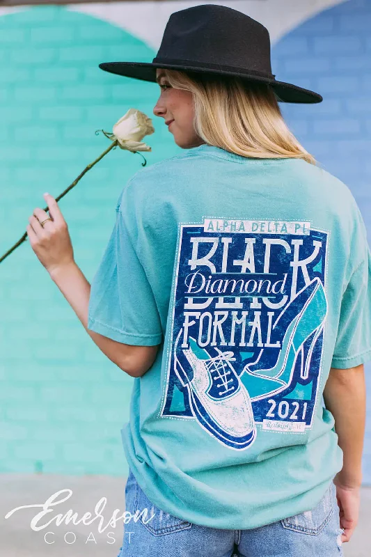 Alpha Delta Pi Black Diamond Formal Tshirt