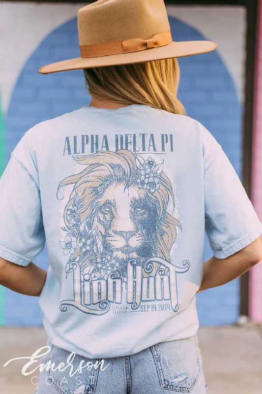 Alpha Delta Pi Lion Hunt Tee