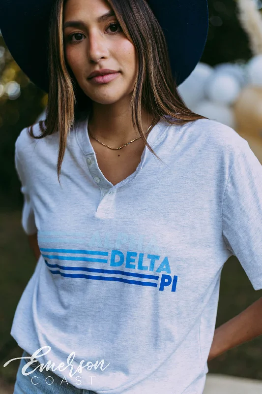 Alpha Delta Pi PR Triblend Henley