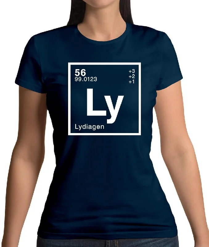 Lydia - Periodic Element Womens T-Shirt