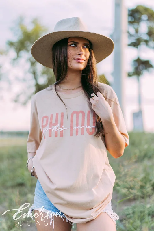 Phi Mu Tan PR Tshirt