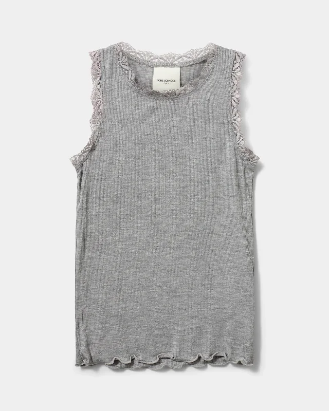 SGASTRIDSY TOP - Grey melange