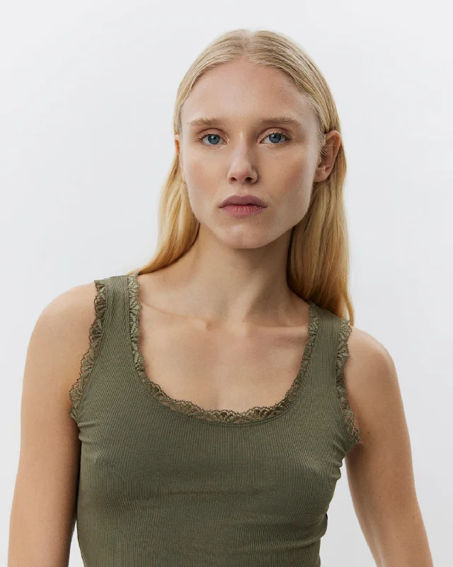 ULRIKKESW TOP - Army Green