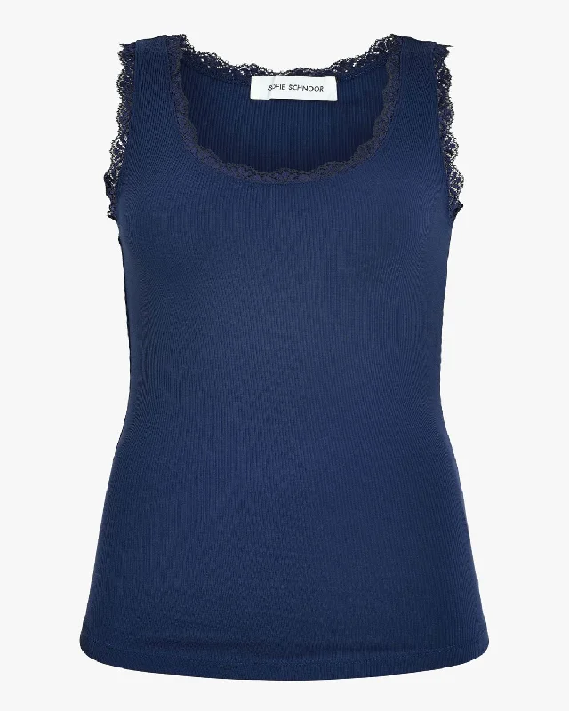 ULRIKKESW TOP - Dark blue