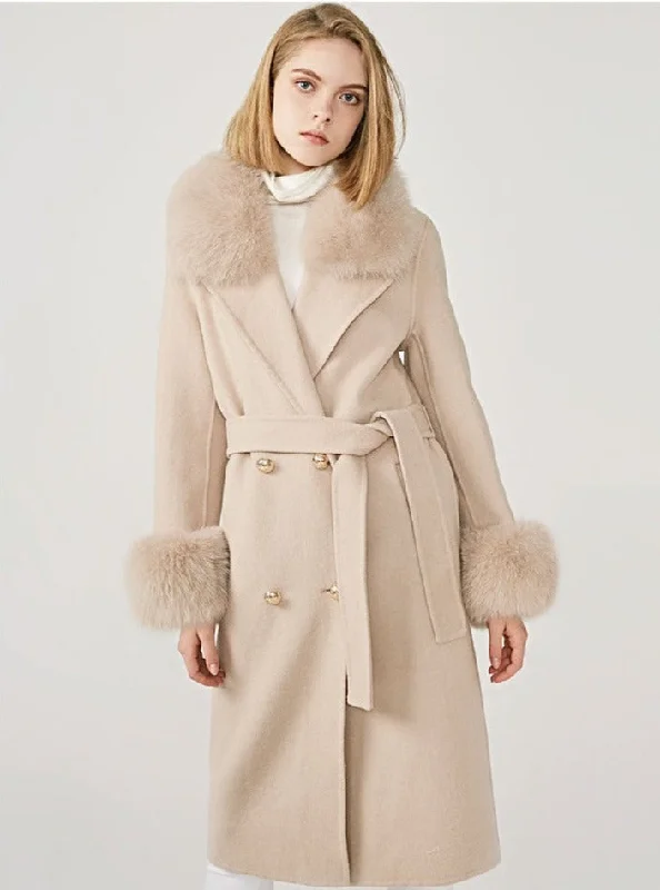 Kylah Cashmere Wool Coat