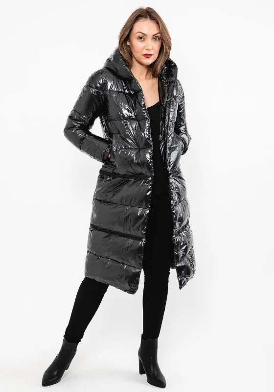 Seventy1 Adjustable Length Puffer Coat, Black