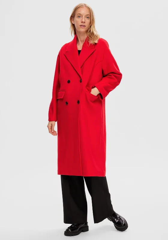 Selected Femme Elementa Wool Coat, Ski Patrol