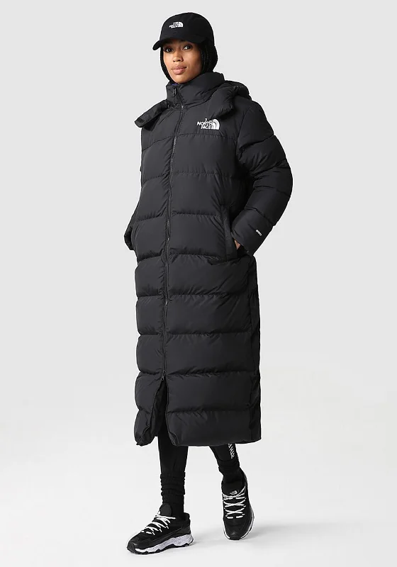 The North Face Womens Triple C Parka Long Coat, Black